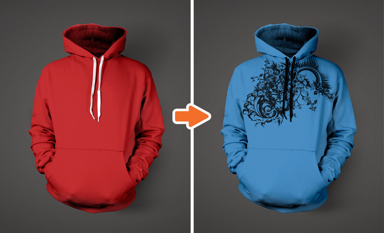 Pullover Hoodie Mockup Templates Pack by Go Media