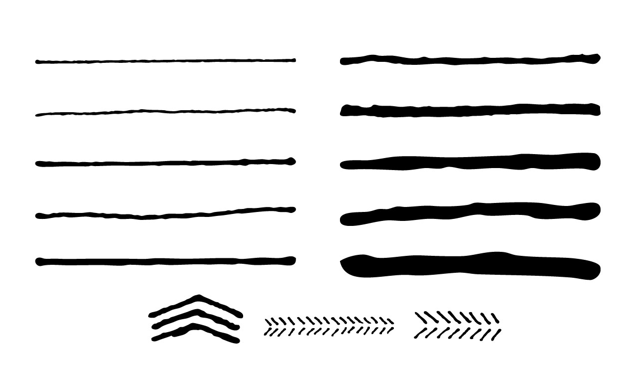 hand drawn brush illustrator free download