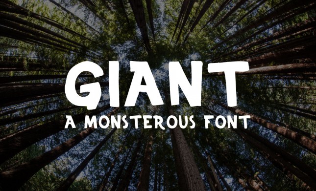 Giant Display Font