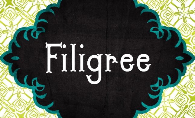 Filigree Whimsical Font by Go Media's Arsenal