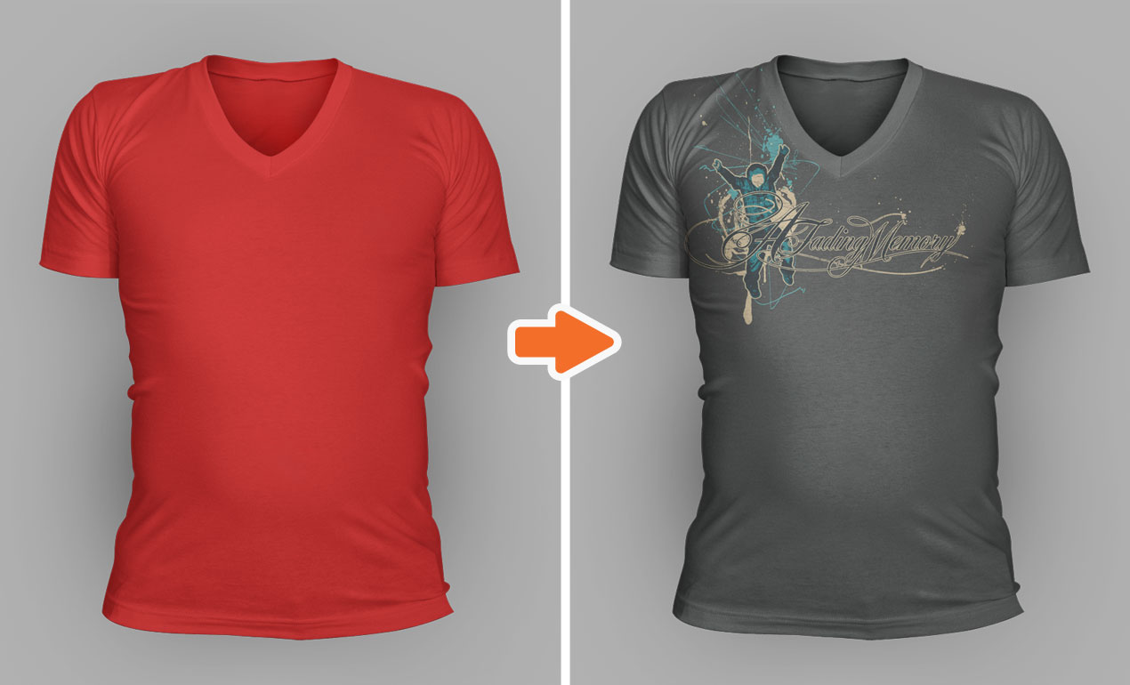 t shirt template photoshop