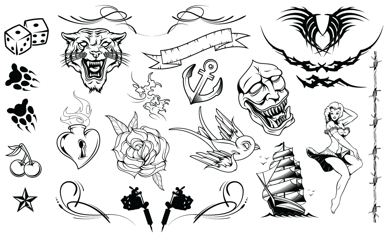 Tattoos Vector Pack 7271