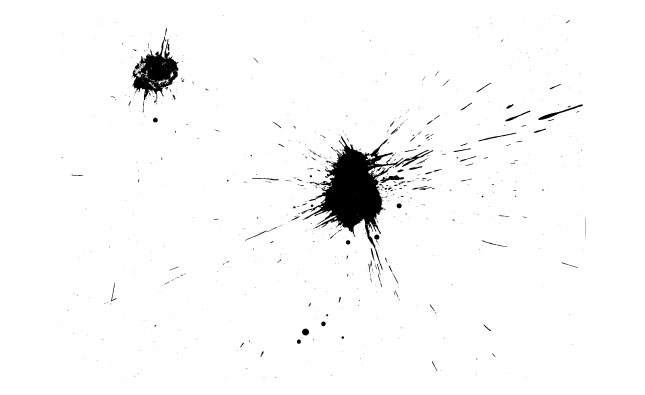 Ink Splatters Vector Pack for Adobe Illustrator