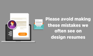 Mistakes on Design Resumes