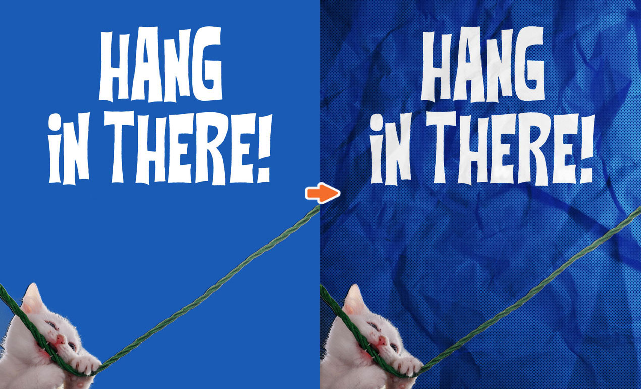 hang in there poster dog