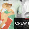 Mens-Crew-Neck-T-Shirt-Mockup-Templates-preview