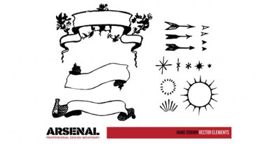 Hand Drawn Elements Vector Pack