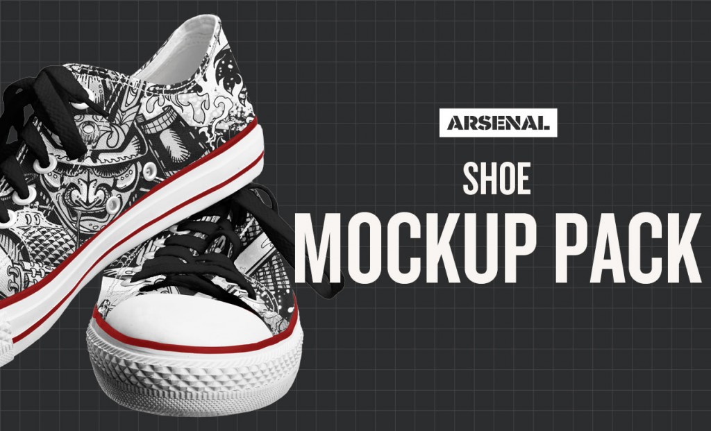 Shoe Mockup Template Pack, Volume 1