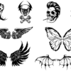 Skull & Wing Vector Pack by Go Media's Arsenal