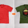 Adobe Photoshop Template Mens Tshirtflat2