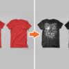 Adobe Photoshop Template Mens Tshirtflat4