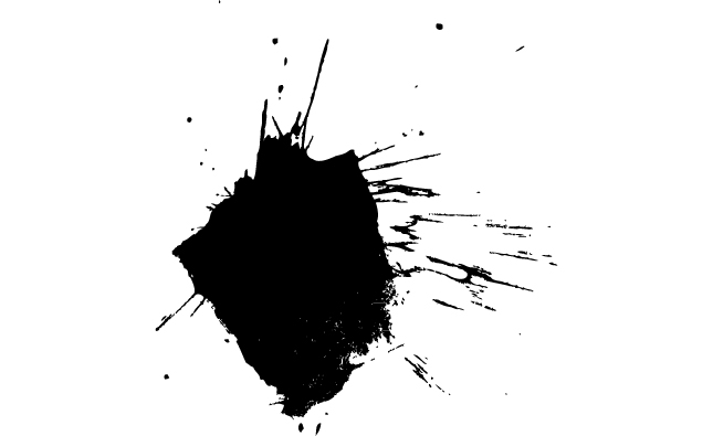 Vector Paint Splatters Set