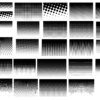 Halftone Patterns Vector Pack