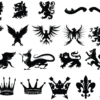 Heraldry Symbols Vector Pack