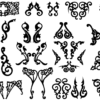 Damask Shapes Vector Pack