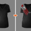 ladies-tri-blend-ghosted-t-shirt-mockup short sleeve front